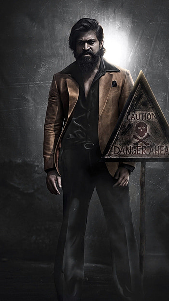 Yash, kgf2, kannada movie HD phone wallpaper