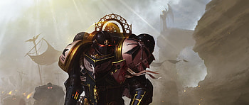 warhammer, warhammer 40k, space marines, black templars, imperors champion HD wallpaper