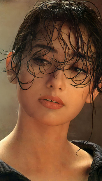 Manisha Koirala, bollywood actress, vintage HD phone wallpaper