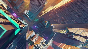 Spiderman City , spiderman-into-the-spider-verse, spiderman, superheroes, artist, artwork, digital-art, artstation HD wallpaper