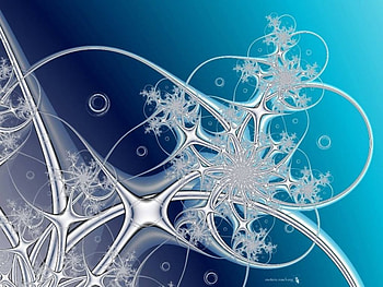 Silver Stars, silver, stars, fractal, on blue tones HD wallpaper