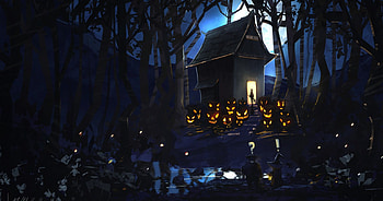 *** Dark and scary night ***, halloween, amerykanskie, swieta, okazjonalne HD wallpaper