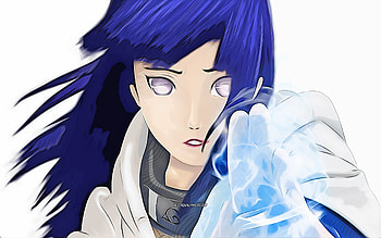 Hinata Hyuga, portrait, Naruto, vector art, manga, Hinata Uzumaki, Boruto, Naruto characters, Hyuga, Hinata Hyuga Naruto, Uzumaki Hinata HD wallpaper