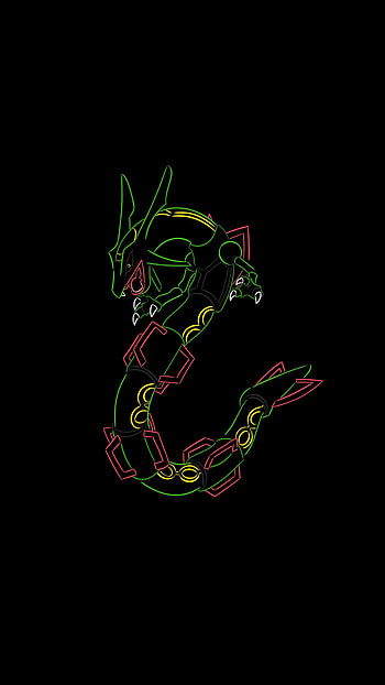 Rayquaza, art, creative_arts HD phone wallpaper