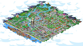 Springfield The Simpsons HD wallpaper