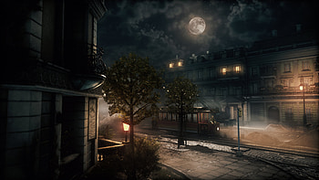 Mystical Moonlit Streets - Thaumaturge, video game, The Thaumaturge HD wallpaper