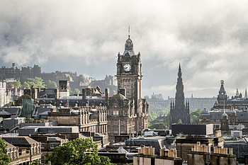 Edinburgh skyline, Top 10 attractions, Travelcircus, Must-visit landmarks HD wallpaper