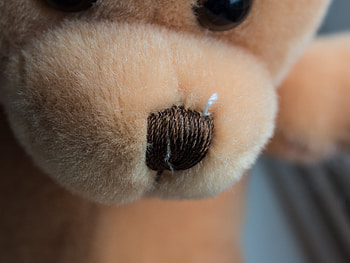 Teddy Bear, Miscellanea, Miscellaneous, Muzzle, Material, Nose HD wallpaper