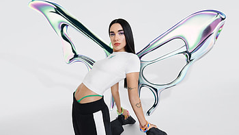 Dua Lipa Is Wearing White Black Dress Girls HD wallpaper