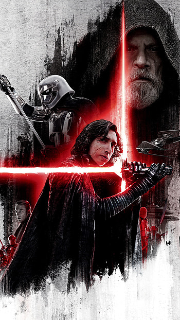 Luke Skywalker, Kylo Ren HD phone wallpaper