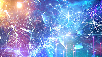Abstract, Glare, Shine, Light, Lines, Points, Point HD wallpaper