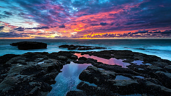 Vast sea expanse, Majestic ocean vistas, Endless horizon, Seafaring wonders HD wallpaper