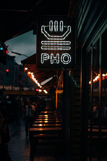 Dark, Shine, Light, Night City, Neon, Sign, Signboard HD phone wallpaper