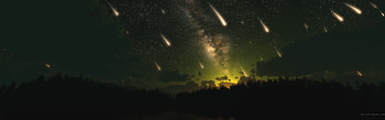 Meteors Dark Night, meteors, dark, night HD wallpaper