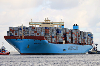 Miscellanea, Miscellaneous, Largest Container Ship, Daewoo Shipbuilding And Marine Engineering, Maersk Mc-Kinney Moller HD wallpaper