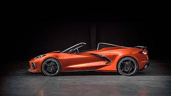 C8 Stingray Convertible Left Side, Corvette HD wallpaper