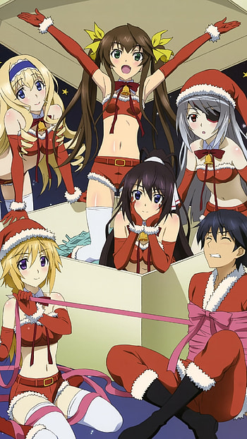 Christmas, Infinite Stratos HD phone wallpaper