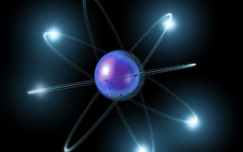 atom electron orbit light chemistry physics science HD wallpaper