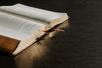 — Open Book on Dark Table, man made, book HD wallpaper