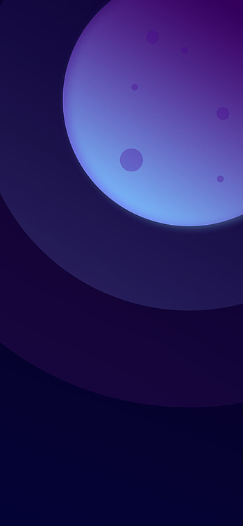 Moon, Galaxy, aqua, magenta, blue, planets, , fluid, abstract, , space HD phone wallpaper