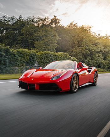 Sports, Ferrari, Cars, Car, Movement, Traffic, Sports Car, Ferrari 458 HD phone wallpaper