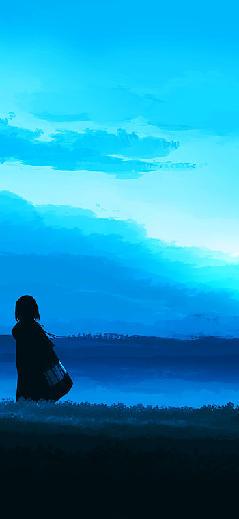 Azure Solitude — Anime Landscape , Anime, landscape, anime landscape HD phone wallpaper