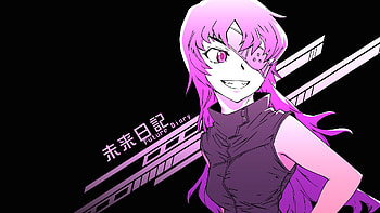 Minene Uryuu, minene, mirai nikki, girl, long hair, uryuu HD wallpaper