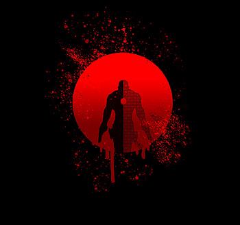 Bloodshot, minimal, art, 2020 HD wallpaper