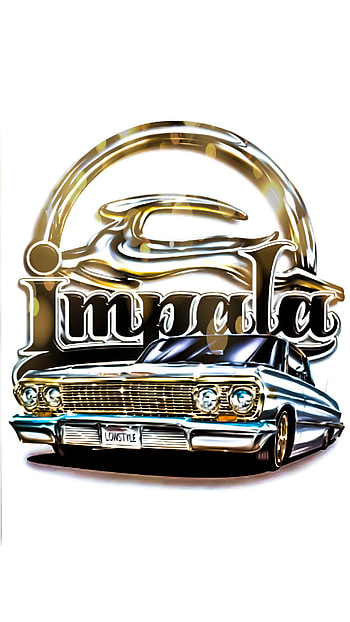 64 Impala Lowrider, Gold, Silver HD phone wallpaper
