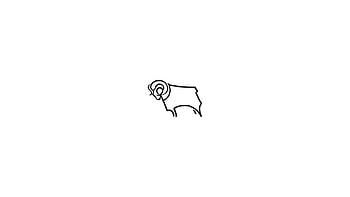 Derby County FC, rams, dcfc, derbycounty, club, logo, football HD wallpaper
