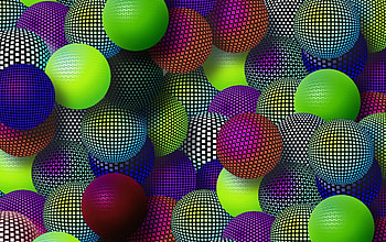 Colorful balls, blue, purple, colorful, green, ball, red, texture HD wallpaper
