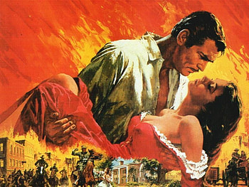 Gone With The Wind, movies, poster, southern, clark gable HD wallpaper