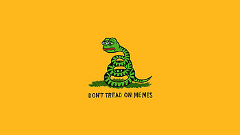 General Pepe (meme) Gadsden Flag HD wallpaper