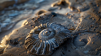 Fossil Ammonite, fossil HD wallpaper