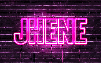 Happy Birtay Jhene, , pink neon lights, Jhene name, creative, Jhene Happy Birtay, Jhene Birtay, popular japanese female names, with Jhene name, Jhene HD wallpaper