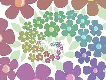 spiral vector, , flowers, spiral HD wallpaper