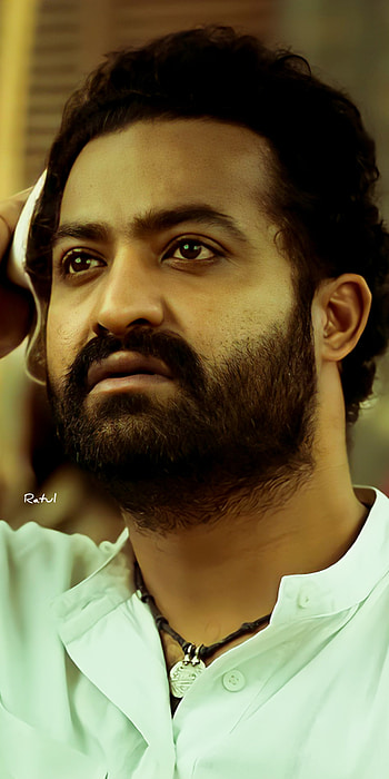 Jr NTR, head, ss RAJAMOULI, Tarak, komaram Bheem, RRR HD phone wallpaper