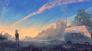 Hangmoon Paintstrom , artist, artwork, digital-art, deviantart HD wallpaper
