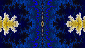 Trippy Psychedelic Fractal, trippy, psychedelic, aesthetic, blue, Abstract, fractal, abstract blue HD wallpaper
