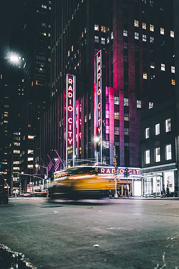 Cities, Night, City, Movement, Traffic, Blur, Smooth, Street HD phone wallpaper