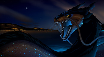 Art, Grin, Dragon, Being, Creature, Fiction, That's Incredible HD wallpaper
