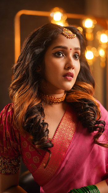 Anikha surendran, malayalam actress, saree beauty, model HD phone wallpaper