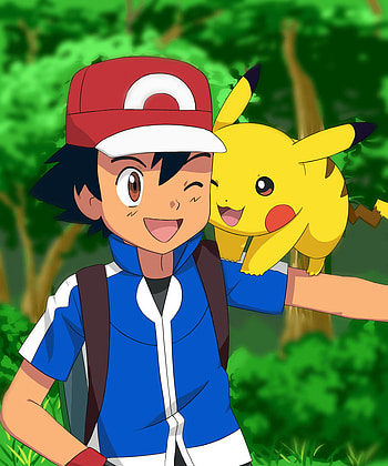 and Pikachu, Pikachu and Ash HD phone wallpaper