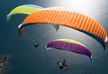 Paragliding sport, Computer backgrounds, aesthetics, Skyward inspiration HD wallpaper