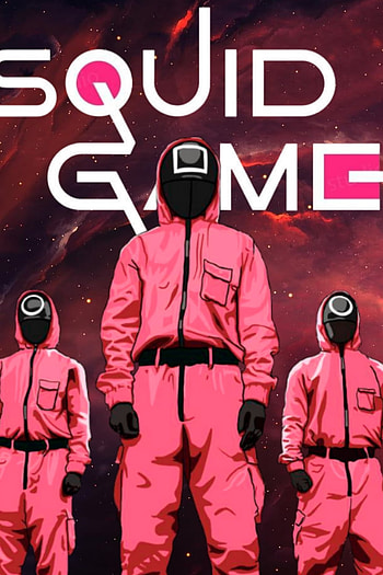 Squid Game, green light, pink soldiers, red light HD phone wallpaper