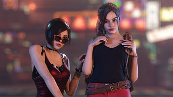 Claire Resident Evil And Ada Wong , ada-wong, resident-evil-2, games, 2019-games, deviantart HD wallpaper