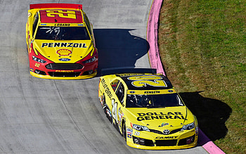Matt Kenseth revenge, Joey Logano crash, NASCAR chase race, Martinsville HD wallpaper