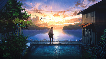 Ohayu, artist, artwork, digital-art HD wallpaper