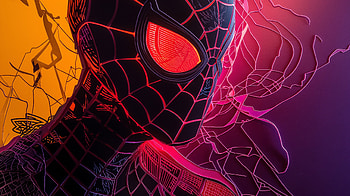 Miles Morales Spider-Man - Vibrant Superhero Art, Miles Morales, spider man HD wallpaper