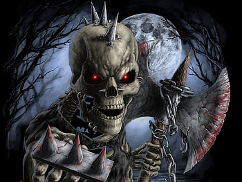 Skeleton, Dark HD wallpaper